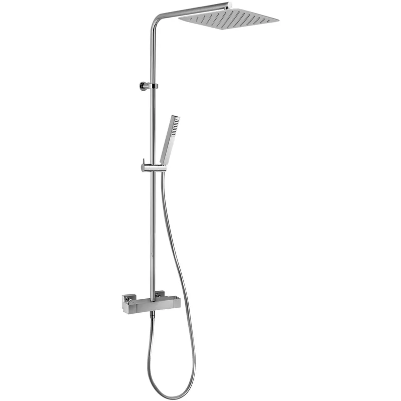 Colonna doccia con miscelatore termostatico Glint Jacuzzi Colonna doccia con miscelatore termostatico Glint Jacuzzi Echome Direct Verzonden