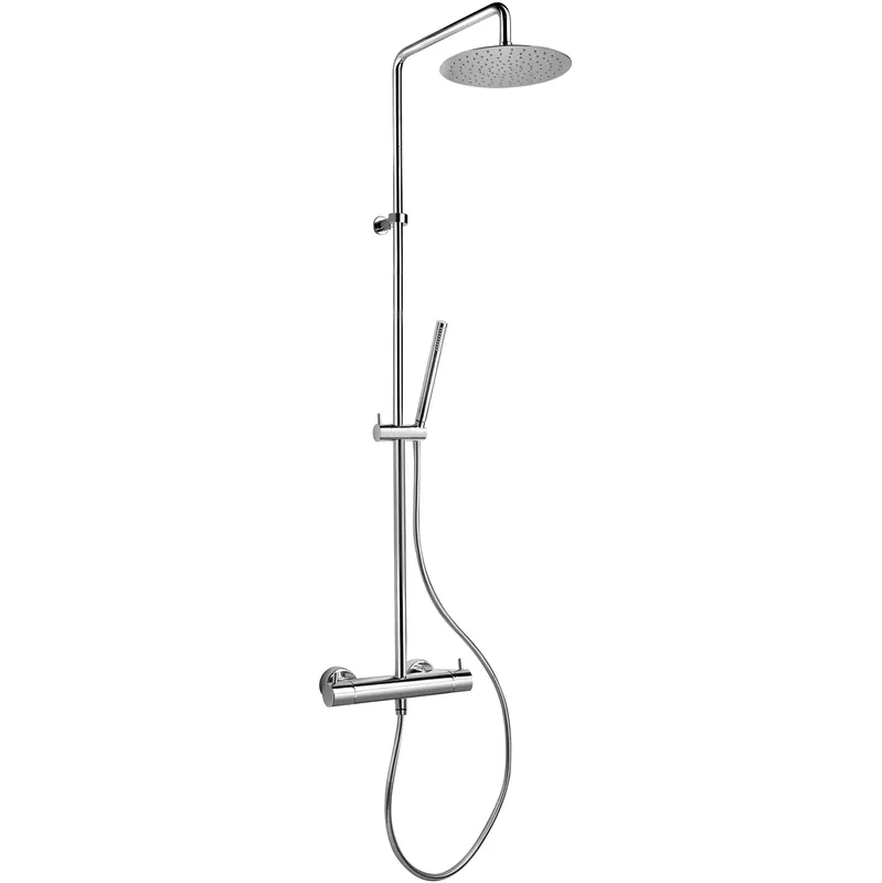 Favoriet Colonna doccia con miscelatore termostatico Sunset Jacuzzi Colonna doccia con miscelatore termostatico Sunset Jacuzzi Echome