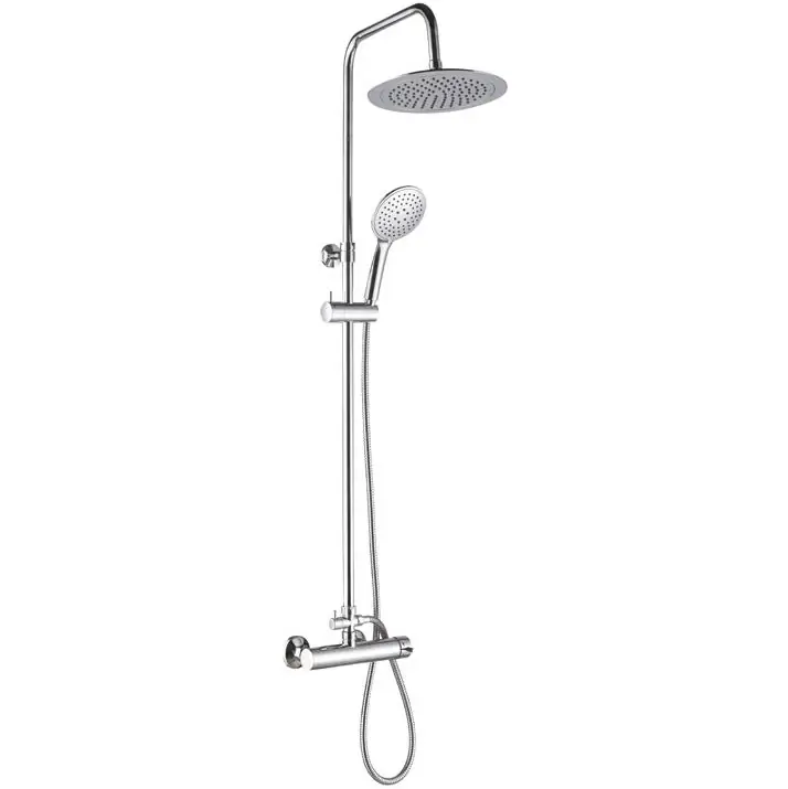 Colonna doccia in metallo con miscelatore Cassiopea Colonna doccia in metallo con miscelatore Cassiopea Echome Koopje