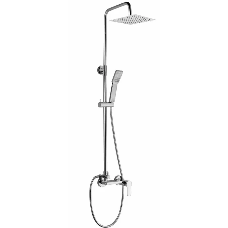 Premium Colonna doccia con miscelatore in metallo Sabhina Colonna doccia con miscelatore in metallo Sabhina Echome