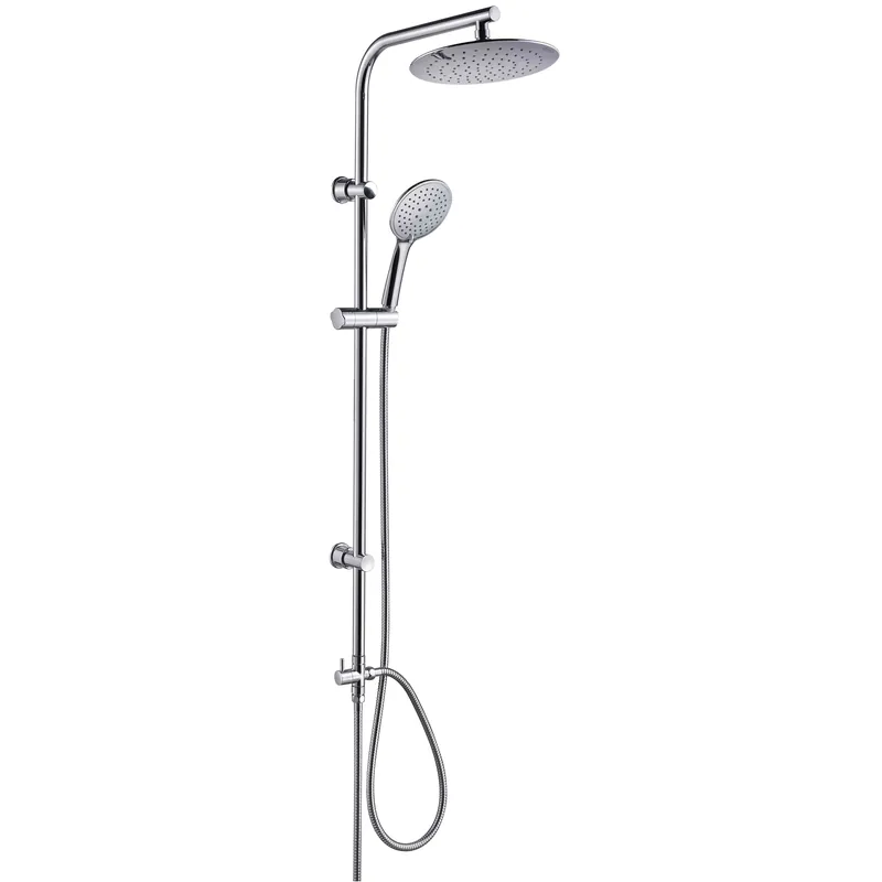 Laatste Kans Colonna doccia tonda con deviatore T-Shower Teorema Colonna doccia tonda con deviatore T-Shower Teorema Echome