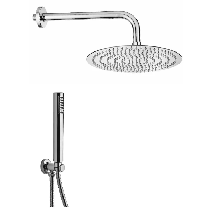 Kit doccia completo cromato rotondo De Borri Kit doccia completo cromato rotondo De Borri Echome Direct Verzonden
