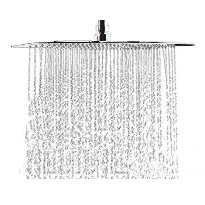 Soffione doccia ultrapiatto quadrato De Borri 200x200 mm Laatste Kans