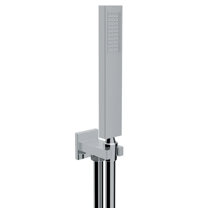 Kit doccia con attacco quadrato cromato Shower Program Teorema Kit doccia con attacco quadrato cromato Shower Program Teorema Echome Favoriet