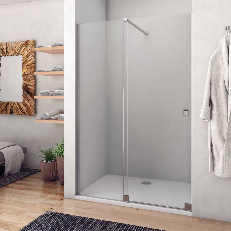 Korting Porta scorrevole box doccia cromato lucido Arezzo Porta scorrevole box doccia cromato lucido Arezzo Echome