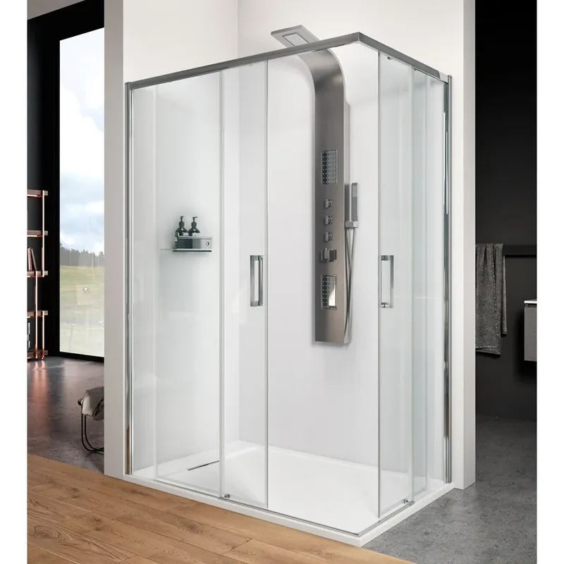 Gereduceerde Prijs Lato box doccia angolare anta scorrevole Taranto Lato box doccia angolare anta scorrevole Taranto Echome