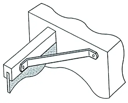 Braccetto alluminio parete fissa box doccia Emibox Braccetto alluminio parete fissa box doccia Emibox Echome Voordeelprijs