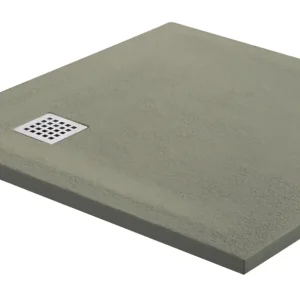 Favoriet Piatto doccia curvo sabbia mineralmarmo Gaia 80x80 cm