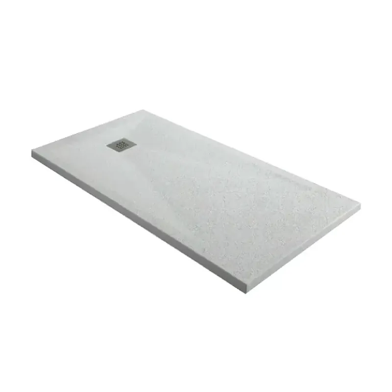 Dagaanbieding Piatto doccia bianco mineralmarmo Teo 70x100 cm
