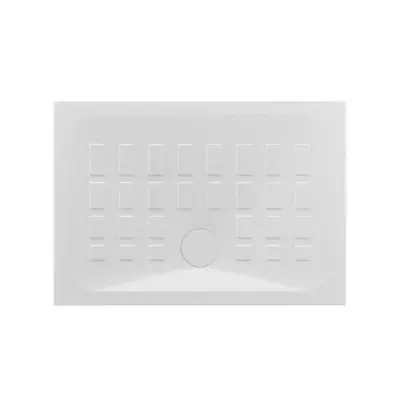 Piatto doccia bianco ceramica Cube Azzurra 70x100 cm Op = Op