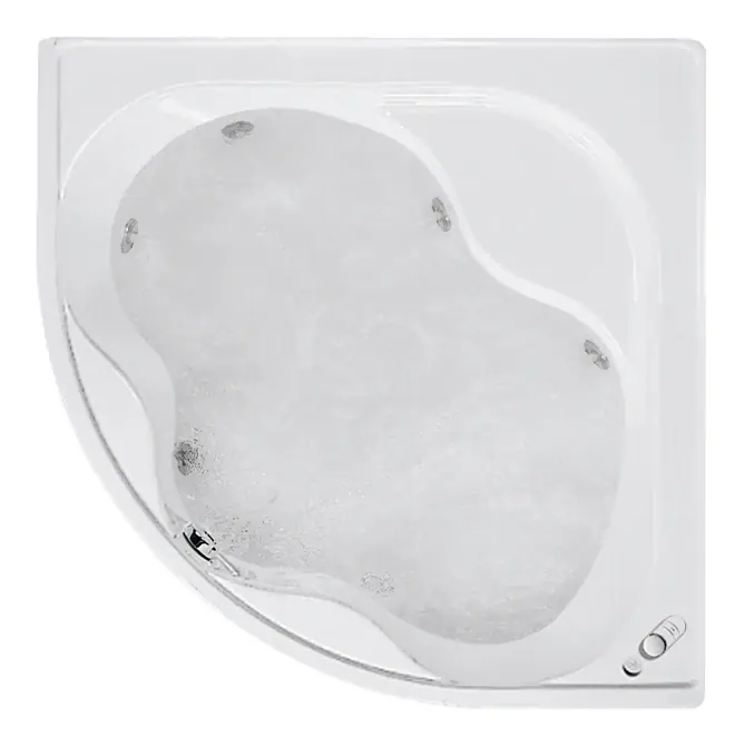 Dagaanbieding Idrovasca bagno acrilico bianco Lis Glass Idrovasca bagno acrilico bianco Lis Glass Echome