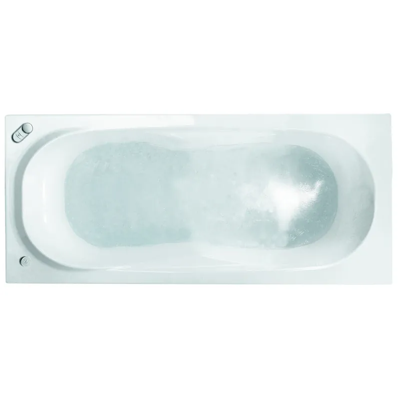 Guscio rettangolare bianco vasca bagno Lis Glass 150x70 cm Premium