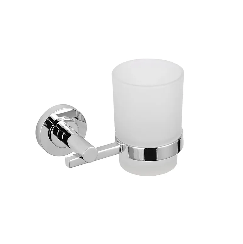 Porta bicchiere da bagno in ottone cromato lucido Jaguar Morini Porta bicchiere da bagno in ottone cromato lucido Jaguar Morini Echome Uitverkoop