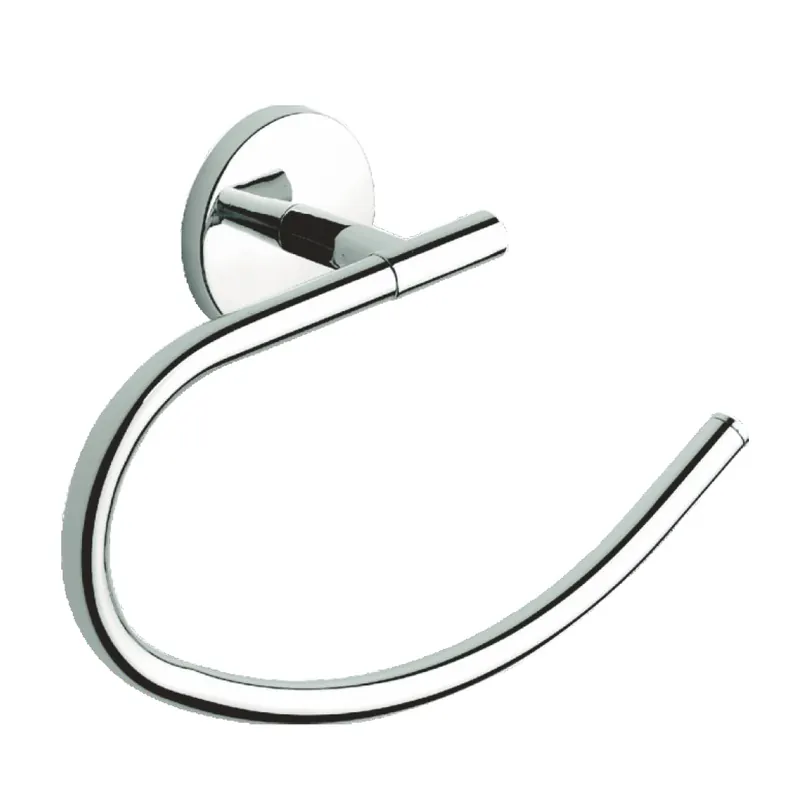 Betrouwbaar Porta asciugamani ad anello in ottone cromato lucido One Metaform Porta asciugamani ad anello in ottone cromato lucido One Metaform Echome