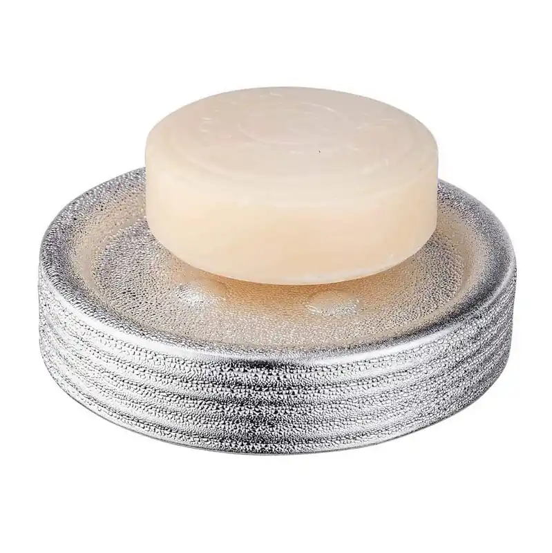 Porta sapone in ceramica argento Polaris Juwel Wenko Porta sapone in ceramica argento Polaris Juwel Wenko Echome Gratis Retour
