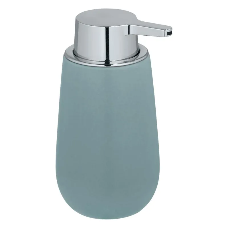 Actieprijs Dispenser sapone in ceramica blu grigio satinato Badi Wenko Dispenser sapone in ceramica blu grigio satinato Badi Wenko Echome