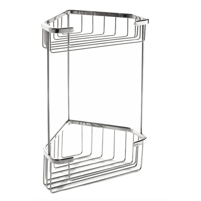Speciale Aanbieding Mensola doccia angolare con doppio ripiano cromato Top Line Metaform Mensola doccia angolare con doppio ripiano cromato Top Line Metaform Echome