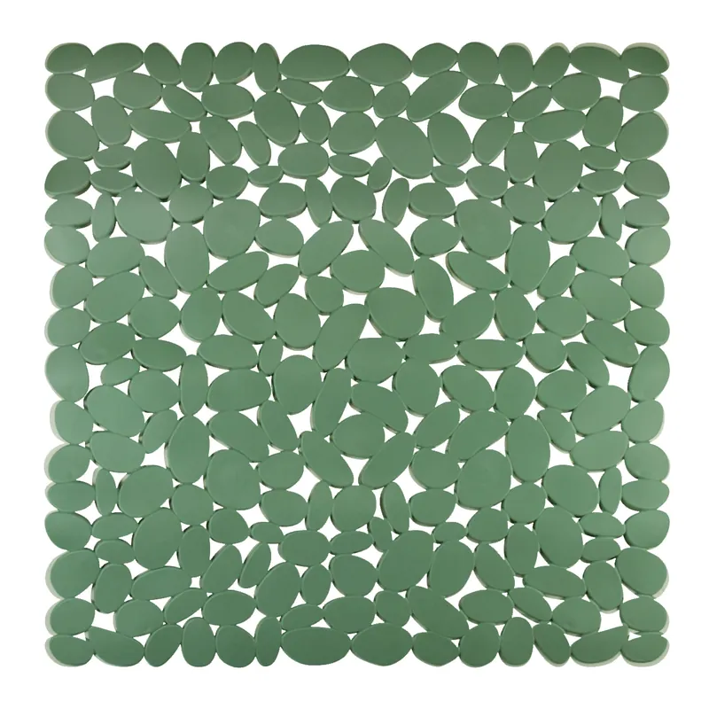 Tappetino da doccia quadrato con sassolini antiscivolo in PVC Saniplast Tappetino da doccia quadrato con sassolini antiscivolo in PVC Saniplast Echome Nieuw