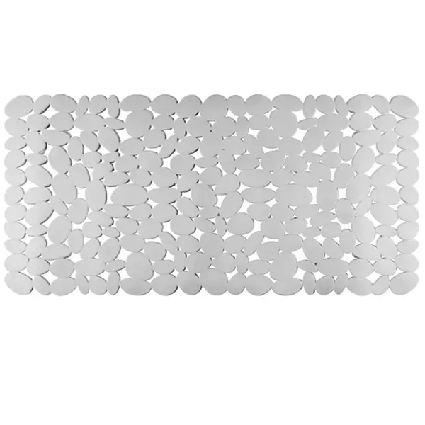 Rechtstreeks Van De Fabrikant Tappetino da doccia rettangolare con sassolini antiscivolo in PVC Saniplast Tappetino da doccia rettangolare con sassolini antiscivolo in PVC Saniplast Echome