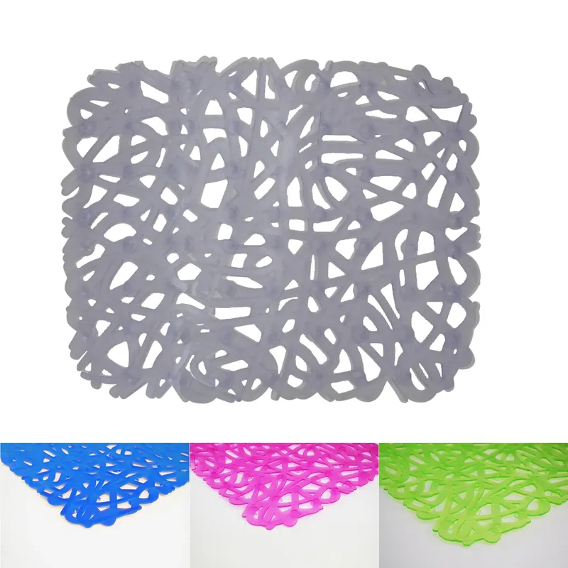 Lage Kosten Tappetino antiscivolo da doccia quadrato in PVC colorato Kaos Saniplast Tappetino antiscivolo da doccia quadrato in PVC colorato Kaos Saniplast Echome