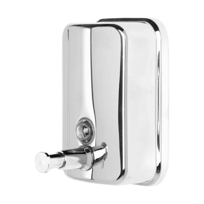 Koop Vandaag Dispenser manuale per sapone in acciaio inox lucido Steel Dispenser manuale per sapone in acciaio inox lucido Steel Echome