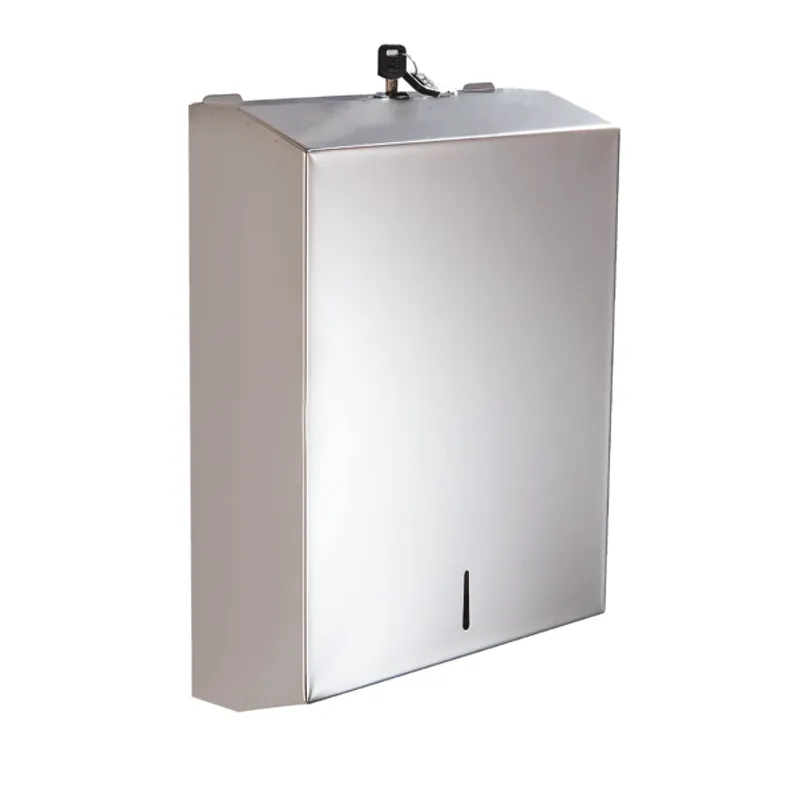 Voordeelprijs Dispenser per carta asciuga mani in acciaio inox lucido Steel Dispenser per carta asciuga mani in acciaio inox lucido Steel Echome