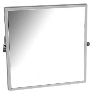 Specchio reclinabile acciaio bianco Civita 45x60 cm Premium