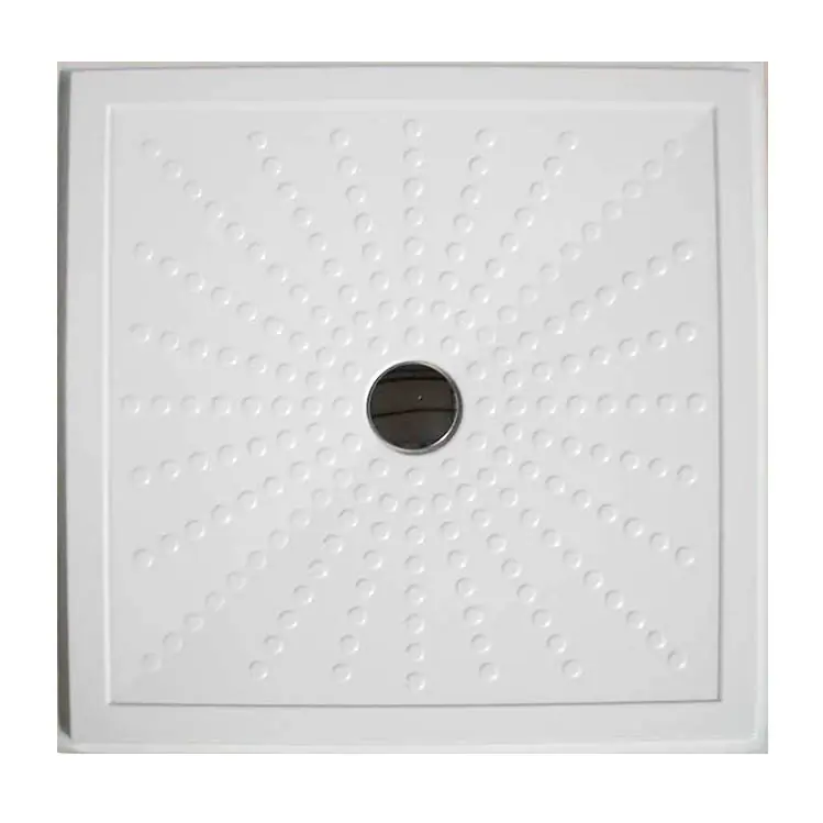 Shop Nu Piatto doccia acrilico bianco filo pavimento 400 Perini 70x70 cm