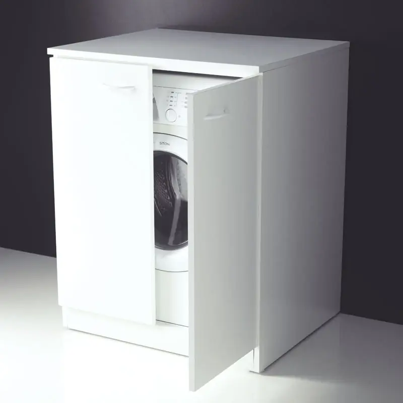 Beperkte Voorraad Copri lavatrice bianco 2 ante interno Lady Copri lavatrice bianco 2 ante interno Lady Echome