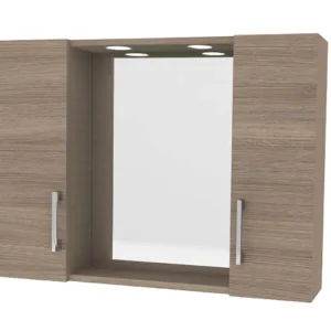 Betrouwbaar Specchiera 2 pensili LED bagno Crea Savinidue Specchiera 2 pensili LED bagno Crea Savinidue Echome