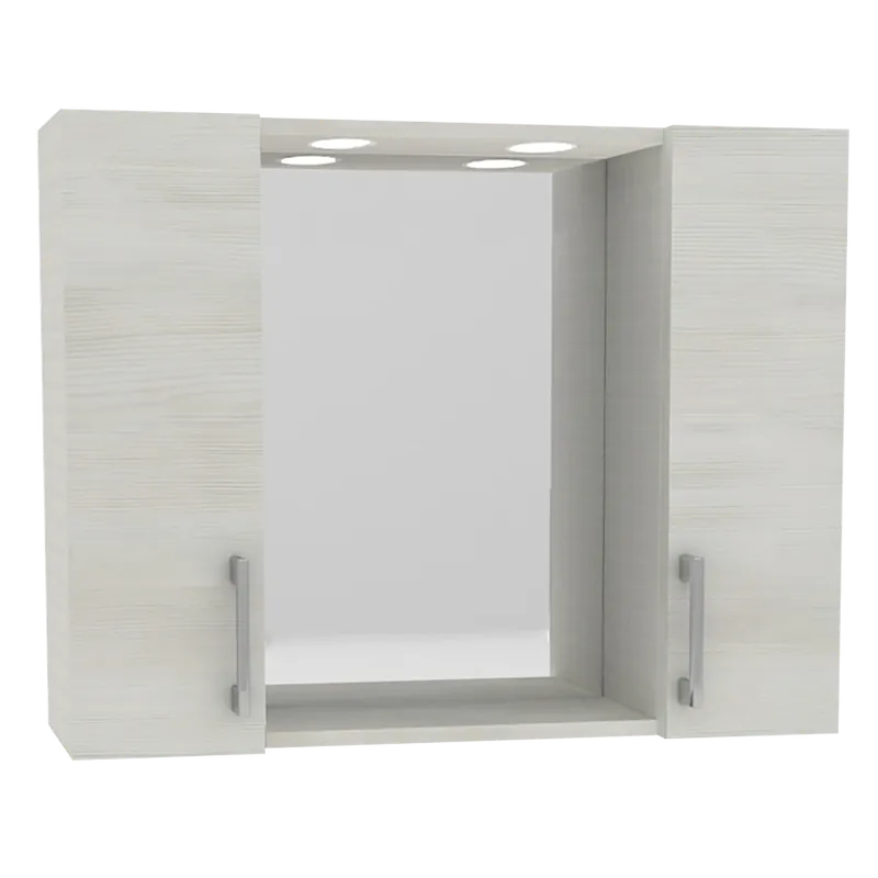 Specchiera 2 pensili LED bagno Crea Savinidue Specchiera 2 pensili LED bagno Crea Savinidue Echome Laatste Versie