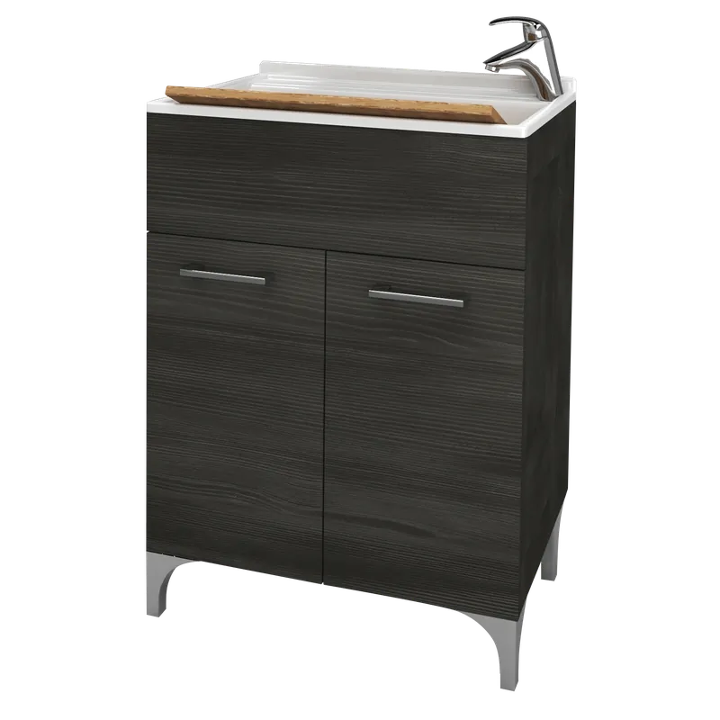 Mobiletto lavatoio bianco 2 ante bagno Crea Savinidue 50x50 cm Betaalbaar