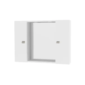 Specchiera rovere bianco 2 pensili LED Crea Savinidue Specchiera rovere bianco 2 pensili LED Crea Savinidue Echome Lage Kosten