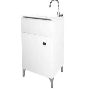 Betrouwbaar Mobiletto lavatoio bianco lucido anta bagno Crea Savinidue Mobiletto lavatoio bianco lucido anta bagno Crea Savinidue Echome
