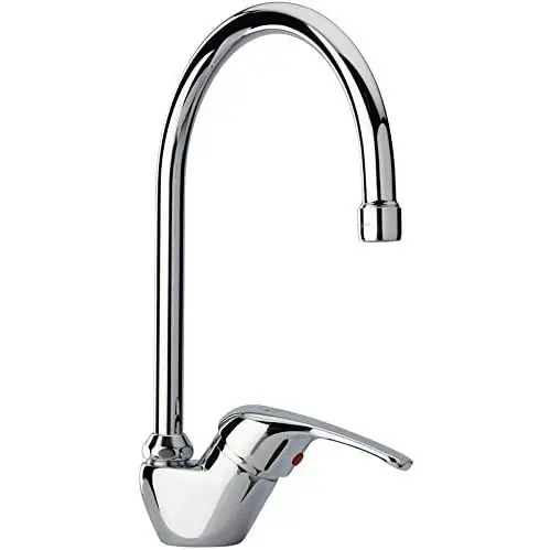 Gecertificeerd Miscelatore monocomando cromato canna girevole Giava Argo Miscelatore monocomando cromato canna girevole Giava Argo Echome