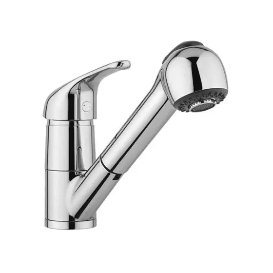 Miscelatore monocomando cromato canna estraibile Sumatra Argo Miscelatore monocomando cromato canna estraibile Sumatra Argo Echome Premium