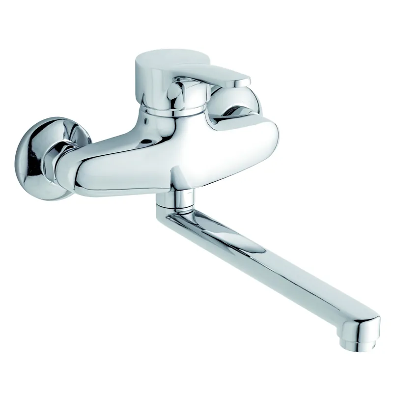 Miscelatore monocomando cromato girevole parete Pinto Effepì Miscelatore monocomando cromato girevole parete Pinto Effepì Echome Direct Beschikbaar