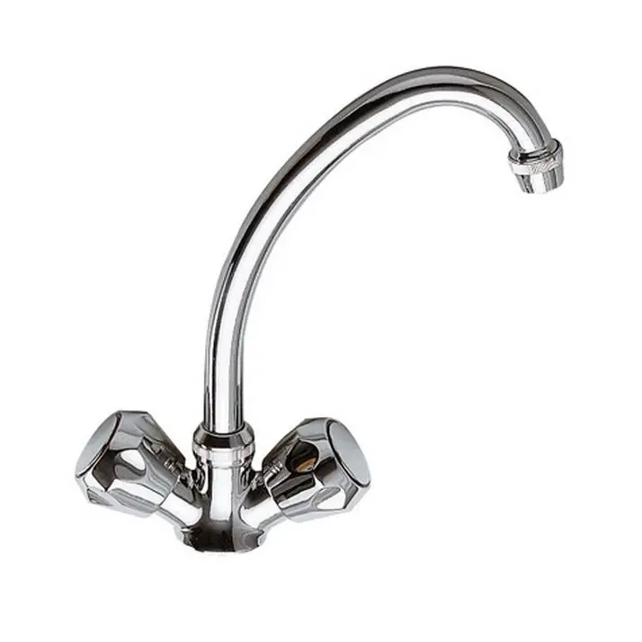 Tijdelijk Beschikbaar Rubinetto bicomando cromato canna girevole 43EX Remer Rubinetto bicomando cromato canna girevole 43EX Remer Echome