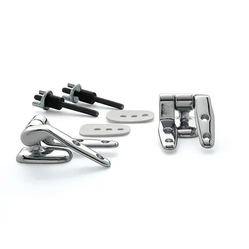 Koop Vandaag Cerniere cromate fisse 3 fori copriwater WC Merkur-92 Cerniere cromate fisse 3 fori copriwater WC Merkur-92 Echome