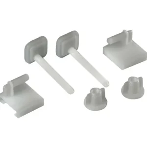 Coppia supporti nylon copriwater WC Remer Coppia supporti nylon copriwater WC Remer Echome Must-Have