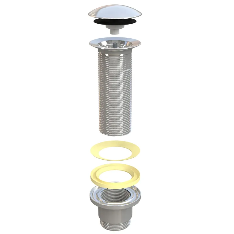Piletta Click Clack filetto lungo ABS cromato lavabo Bonomini Piletta Click Clack filetto lungo ABS cromato lavabo Bonomini Echome Must-Have
