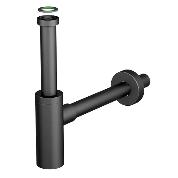 Sifone d‘arredo acciaio inox nero lavabo bagno Bonomini Sifone d‘arredo acciaio inox nero lavabo bagno Bonomini Echome Bestel Nu