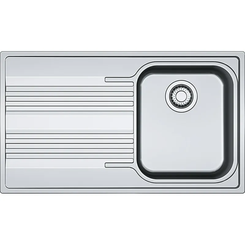 Direct Beschikbaar Lavello incasso SRX 611-86 inox gocciolatoio sinistra Smart Franke Lavello incasso SRX 611-86 inox gocciolatoio sinistra Smart Franke Echome