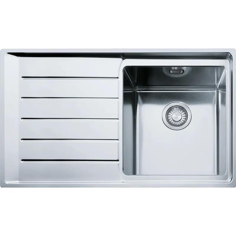 Lavello incasso NPX 611 inox gocciolatoio sinistra Neptune Plus Franke Lavello incasso NPX 611 inox gocciolatoio sinistra Neptune Plus Franke Echome Superprijs