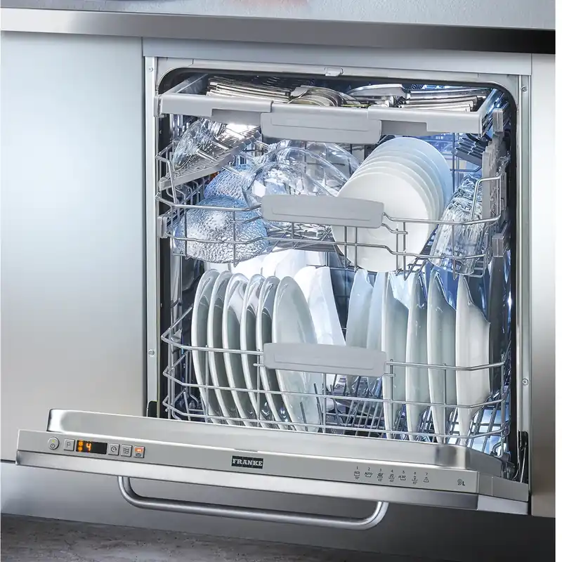 Seizoensaanbieding Lavastoviglie incasso Silver FDW 614 D7P DOS D Franke Lavastoviglie incasso Silver FDW 614 D7P DOS D Franke Echome