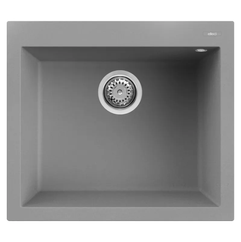 Gecertificeerd Lavello da incasso una vasca 57 cm Quadra 105 Elleci Lavello da incasso una vasca 57 cm Quadra 105 Elleci Echome