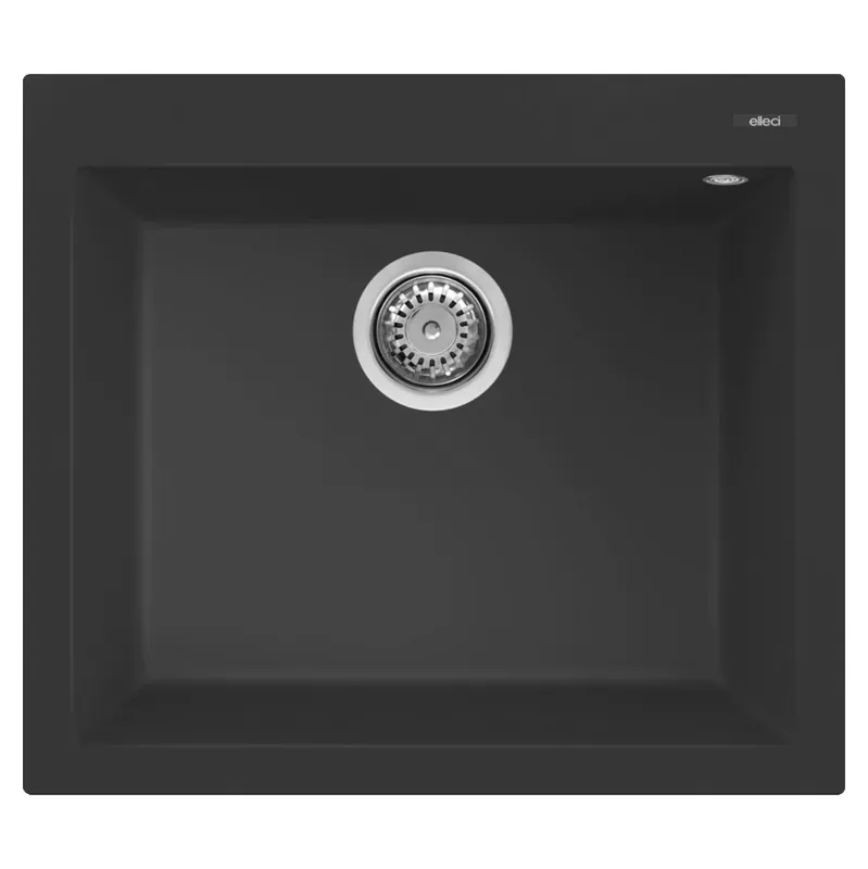 Rechtstreeks Van De Fabrikant Lavello da incasso una vasca 57 cm Quadra 105 Elleci Lavello da incasso una vasca 57 cm Quadra 105 Elleci Echome