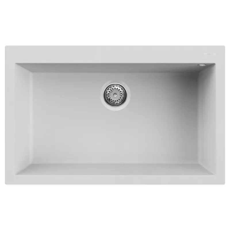 Lavello da incasso una vasca 79 cm Quadra 130 Elleci Lavello da incasso una vasca 79 cm Quadra 130 Elleci Echome Uitverkoop