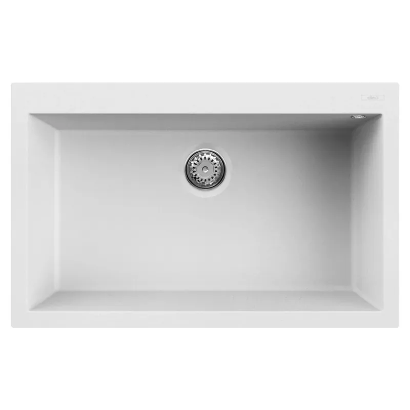 Lavello da incasso una vasca 79 cm Quadra 130 Elleci Lavello da incasso una vasca 79 cm Quadra 130 Elleci Echome Finale Uitverkoop