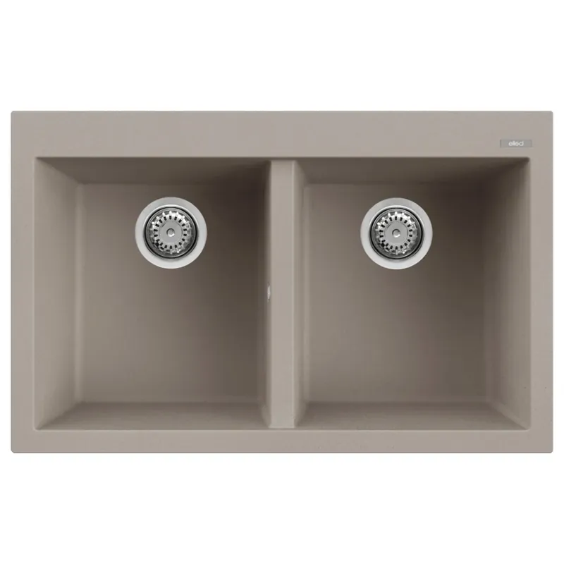 Lage Prijs Lavello da incasso due vasche 79 cm Quadra 350 Elleci Lavello da incasso due vasche 79 cm Quadra 350 Elleci Echome